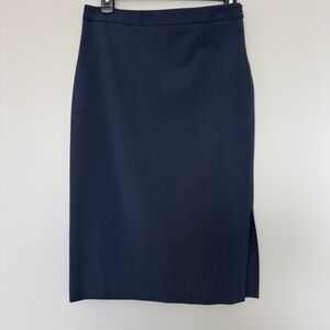 Banana Republic Dark Blue Classic Pencil Skirt Size 2